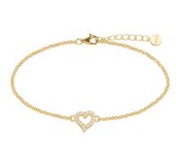 XENOX Damen Armband mit Herz - Gold