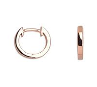Xenox Damen-Creolen MODERN CLASSIC aus 925er Sterlingsilber (roségoldfarben)