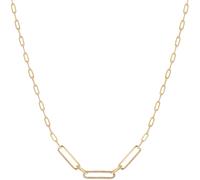 XENOX® | Duo Link Halskette - Damen Halskette aus hochwertigem 925/- Sterlingsilber | XS91482G