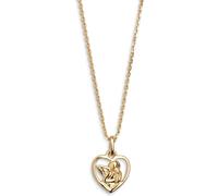 XENOX Damen Halskette Herz Schutzengel