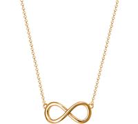 XENOX Collier Infinity aus 925/- Sterlingsilber IP-vergoldet gelb