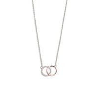 XENOX Damen-Kette Collier Happy Hour 925 Silber rosé Zirkonia 45 cm XS2924R