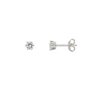 XENOX Ohrstecker - Silver Circle Krappenfassung - XS7262 silber silber