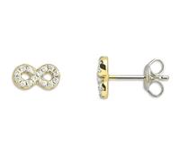 XENOX Damen Ohrstecker Infinity