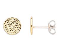 XENOX XS2911G Damen Ohrstecker Lebensblume Symbolic Power Gold