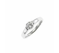 Xenox Damen Ring Solitaire (Silber) 54