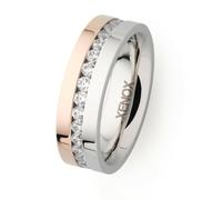 XENOX Damen Zirkonia Ring Größe 52 Bicolor X2245 52