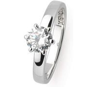 Xenox Damenring mit Zirkonia Krappenfassung Größe 56 Silber XS7356.56 56