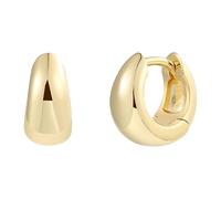 XENOX® Dome Mini Creolen - Damen Ohrringe aus hochwertigem 925/- Sterlingsilber | XS10370G