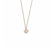 XENOX Halskette Damen Love Story Silber Anhänger Herz