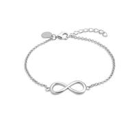 XENOX® Infinity Armband - Damen Armband aus hochwertigem 925/- Sterlingsilber mit Infinity-Anhänger | XS2764