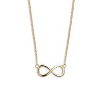 XENOX Collier Infinity aus 925/- Sterlingsilber IP-vergoldet gelb