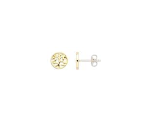 XENOX® Lebensbaum Ohrringe - Damen Ohrringe aus hochwertigem 925/- Sterlingsilber | XS2910G