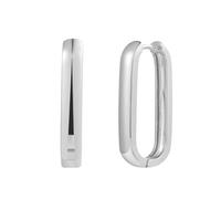 XENOX® Link Large Creolen - Damen Ohrringe aus hochwertigem 925/- Sterlingsilber | XS91552