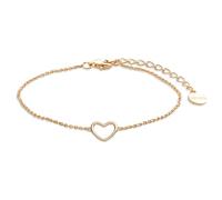 XENOX® LOVE STORY Armband - Damen Armband aus hochwertigem 925/- Sterlingsilber mit Herz-Anhänger | XS1757G