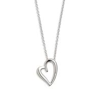 XENOX® Halskette LOVE STORY Damen 925/- Sterlingsilber mit Herz-Anhänger