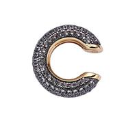 XENOX Ohrringe XS2042G Damen Ohrstecker Ear Cuff Silber 925 Gold schwarz