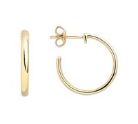 Xenox Ohrringe XS3462G Damen Creolen Sterling-Silber 925 Gold