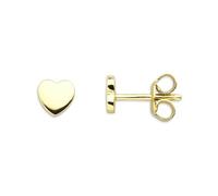 Xenox Ohrringe XS3488GN Damen Ohrstecker Herz Sterling-Silber 925 Gold