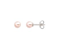 XENOX Ohrringe XS3512P Damen Ohrstecker 925 Silber rosé synth. Perle