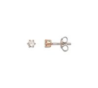 XENOX Ohrringe XS3516R Damen Ohrstecker Sterling-Silber 925 Rose Weiß Zirkonia