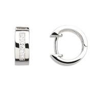 XENOX Ohrringe XS8520 Damen Creolen Modern Classic Sterling-Silber 925 Silber weiß Zirkonia