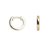 Xenox Sterling Silber Ohrringe XS8658G - CREOLEN - Gelbgold Verg.