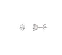 XENOX Ohrstecker - Silver Circle Krappenfassung - XS7137 silber