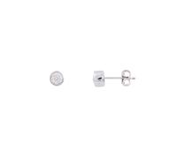 XENOX Ohrstecker - Silver Circle Zargenfassung - XS7156 silber