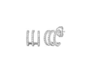 XENOX Ohrstecker - TRIO - XS10322 silber