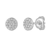 XENOX® POPPY GLITZ Ohrstecker - Damen Ohrring aus hochwertigem 925/- Sterlingsilber mit Zirkonia-Steinen | XS10007