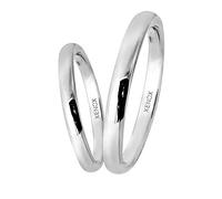 Xenox Silber Sterling 925 Unisex Partner Freundschaft Ring and Friends XS9101, Ringgröße (Durchmesser):50 (15.9 mm Ø)