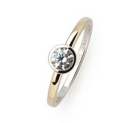 Xenox Sterling Silber RING XS7279G/52 - ZARGE GOLD - Gelbgold verg. - Zarge - Gr. 52