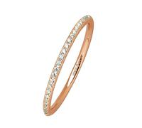XENOX XS1721R/54 Damen Ring Sterling-Silber 925 Rose Zirkonia 17,2 mm Größe 54