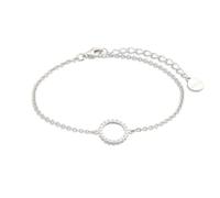Xenox XS2934 Armband Damen Happy Hour Kreis Zirkonia Silber 18,5 cm