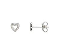 Xenox XS2935 Ohrstecker Damen Zirkonia Herzform Sterling-Silber