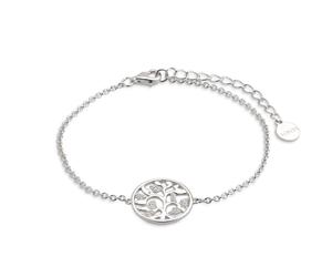 XENOX XS2943 Damen Armband Lebensbaum Sterling-Silber 925 Silber Weiß Zirkonia ...