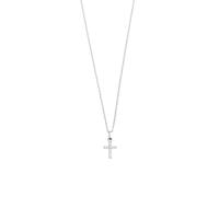 XENOX Kette mit Anhänger »KREUZ, POWERTOWER, XS3521K«, mit Zirkonia, silber