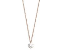 Xenox Sterling Silber Kette XS7211R - 40-45 cm - KRAPPE ROSÈ - Roségold Verg. Ankerkette - Krappe