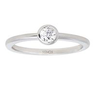 XENOX XS7279 Damen Ring Silver Circle Sterling-Silber 925 Silber weiß Zirkonia 17,8 mm Größe 56