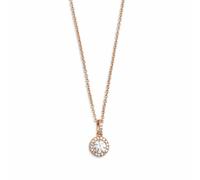 Xenox XS7362R Halskette mit Anhänger Silver Circle Zirkonia Rosé Vergoldet