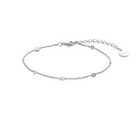 Xenox Sterling Silber Armband XS3831 - 15-18,5 cm - ZARGE SILBER - Karreekette