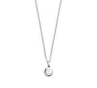 XENOX® Zarge Halskette - Damen Halskette aus hochwertigem 925/- Sterlingsilber mit Zirkonia Stein | XS7284