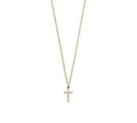 XENOX® Zarge Halskette - Damen Halskette aus hochwertigem 925/- Sterlingsilber mit Zirkonia Stein | XS7284GK