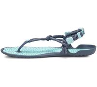 Xero Shoes Aqua Cloud Damen Sandalen - Minimalistische Wassersandalen mit extra griffiger Sohle - Blau Leuchten, Größe 38,5 EU