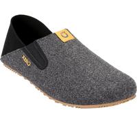 Xero Shoes Damen Pagosa Faux-Woll Hausslipper - Nullabsatz, Breite Zehenbox, Barfußgefühl Schlupfschuhe für Damen - Schwarz, Größe 39,5 EU