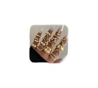 XFSRG 15 Stück Ring Damen Einfache Geometrie Leichter Luxus Ringe Persönlichkeit Einstellbar Modevolle Accessoires