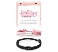 XFSRG 2 Stück Fisch Armband für Damen Ichthys Symbol Firmung Christlicher