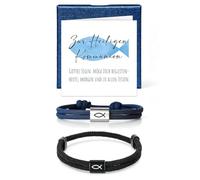 XFSRG 2 Stück Fisch Armband für Damen Ichthys Symbol Firmung Christlicher