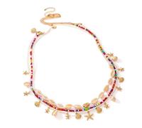 XFSRG 3 Stück Bauchkette Damen Boho Stil Taillenkette Muschel mit Seestern
